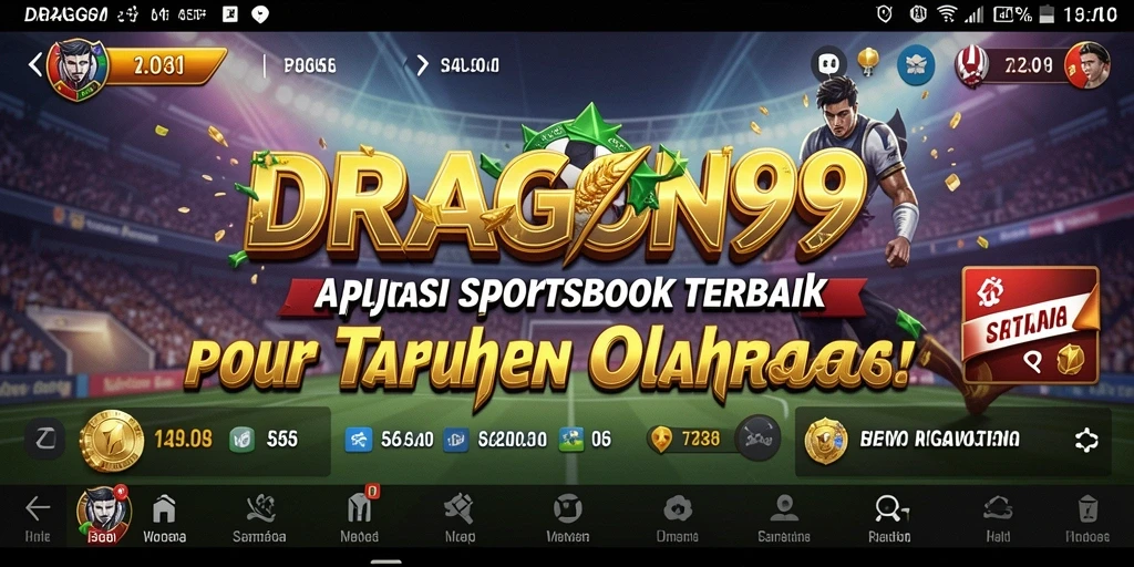 Tampilan fitur live betting DRAGON99 dengan grafis menarik.