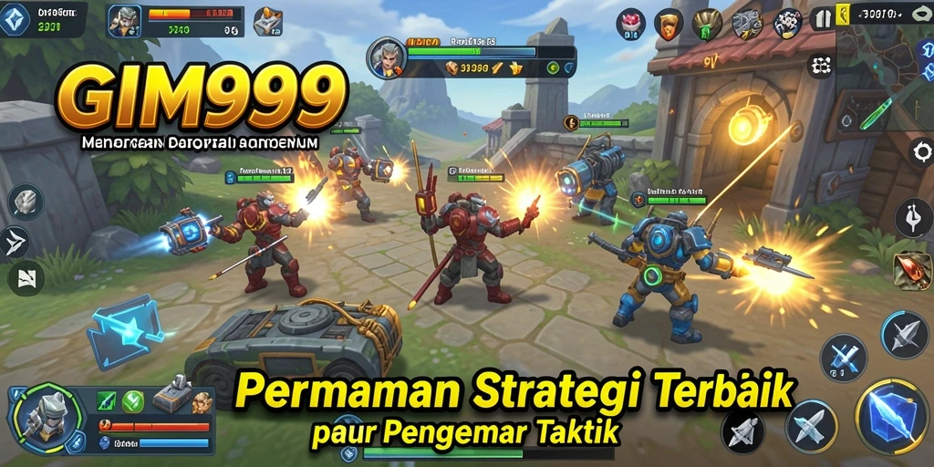 Tampilan gameplay GIM999 yang menarik dan strategis.