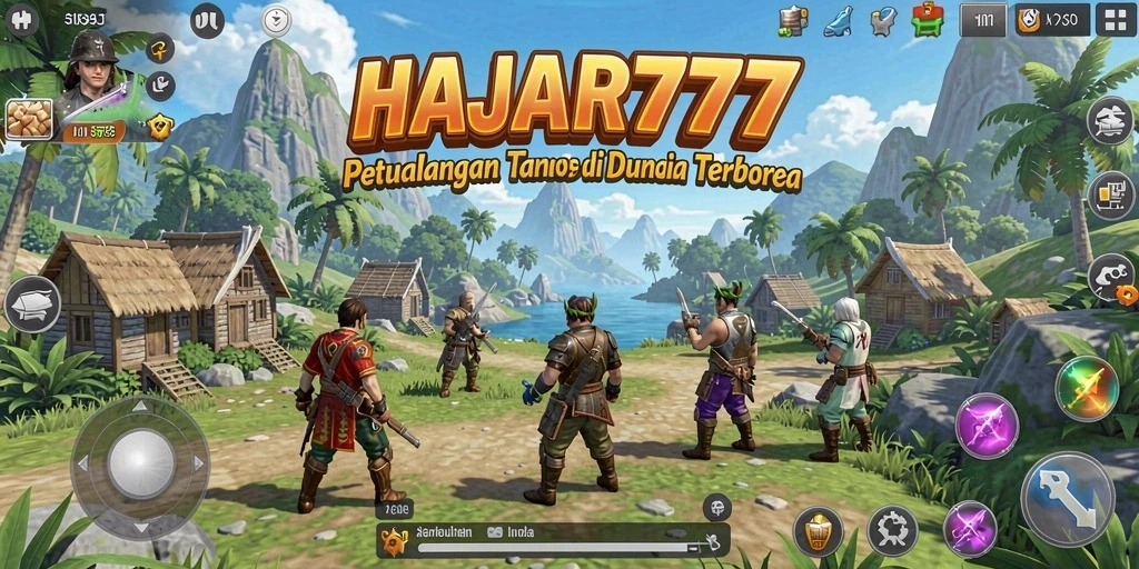 Tampilan gameplay Open World yang menakjubkan di <strong>HAJAR777</strong>.