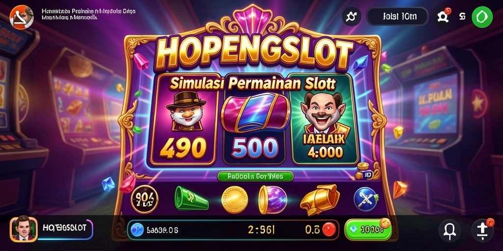Tangkapan layar HOPENGSLOT menampilkan gameplay slot yang menarik.