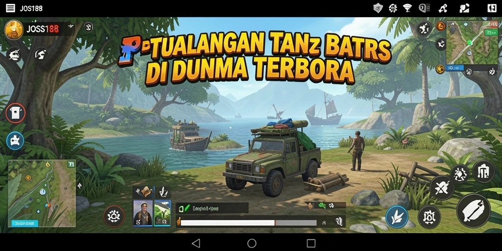 Screenshot gameplay <strong>JOSS188</strong> menampilkan dunia terbuka yang luas dan indah.
