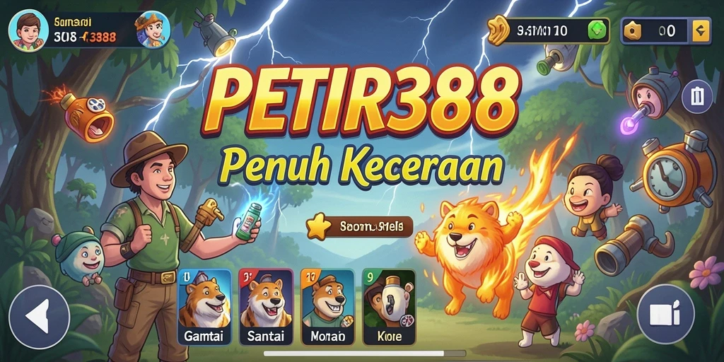 Menampilkan gameplay santai dan menyenangkan dari PETIR388.