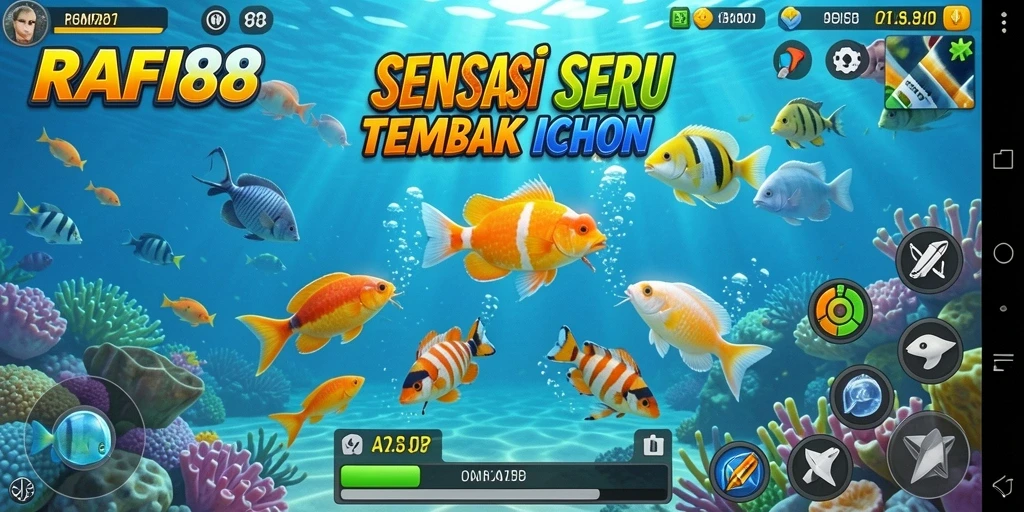 Gameplay seru menembak ikan di RAFI88.