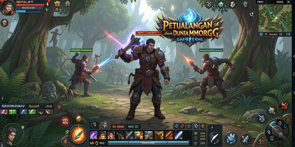 Gameplay seru di dunia fantasi REPUBLIK77 dengan petualangan tanpa batas.