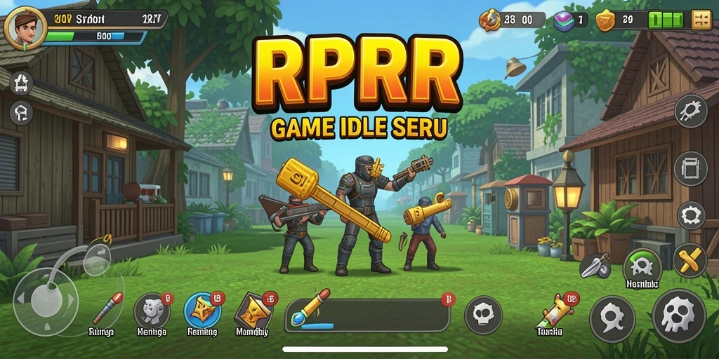 Tampilkan gameplay RPRR dengan karakter yang melakukan aksi Idle.