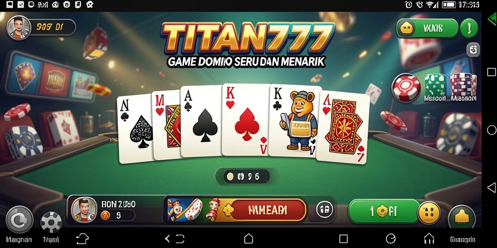 Tampilan gameplay seru dan interaksi antar pemain di TITAN777.