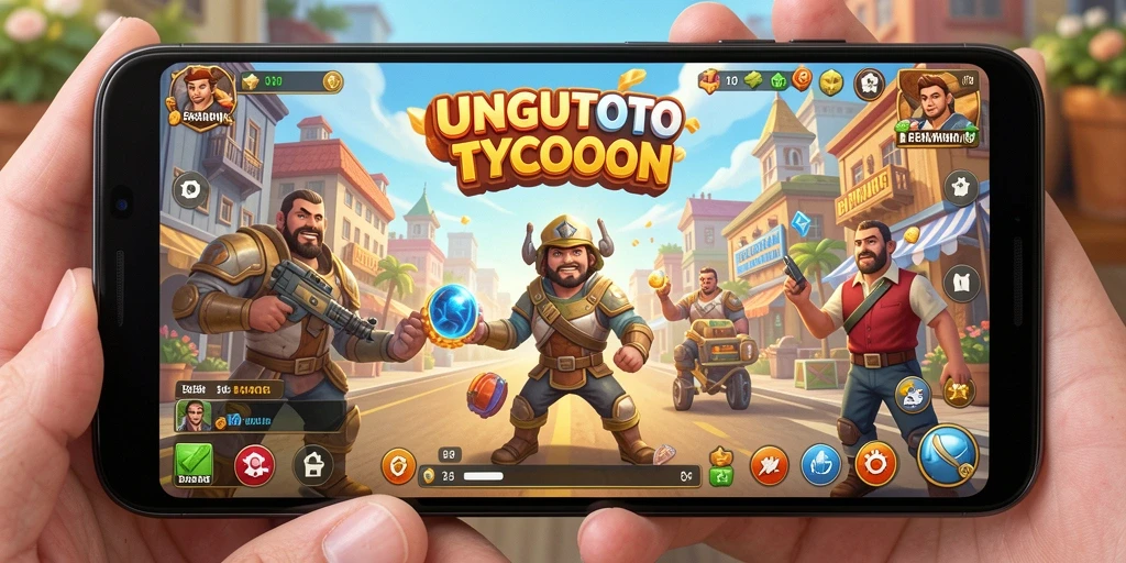 Tampilan gameplay seru dalam permainan Tycoon UNGUTOTO.